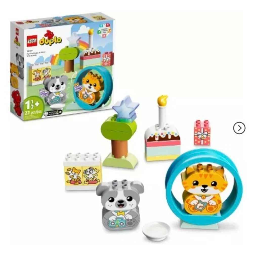 LEGO DUPLO My First Puppy & Kitten with Sounds Pet Toy BNWT SO